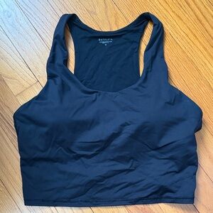 Athleta Racerback Crop Bra Removable Pads